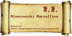 Miserovszki Marcellina névjegykártya